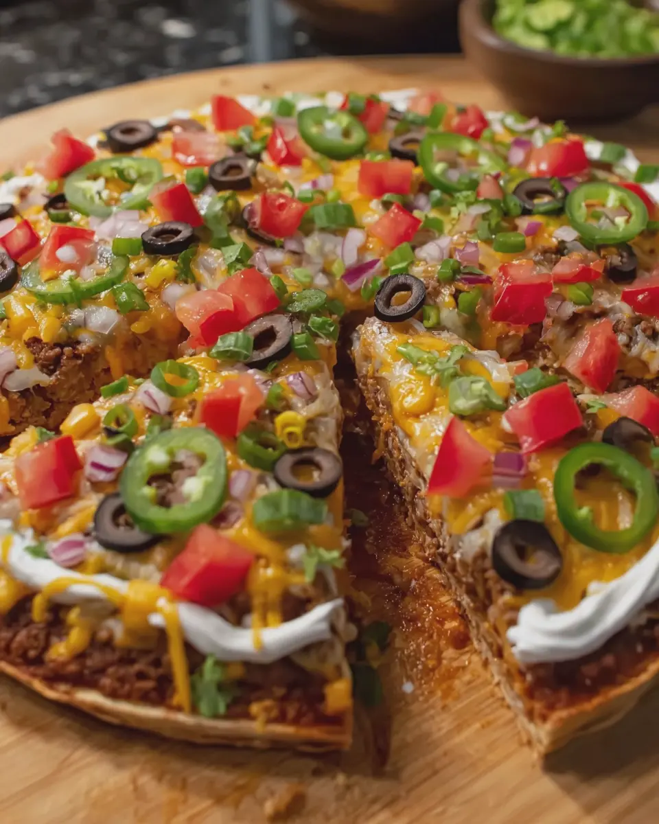 Copycat Taco Bell Mexican Pizza: Easy Homemade Indulgence with Turkey Bacon and Chicken Ham