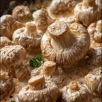 Creamy Garlicky Mushrooms