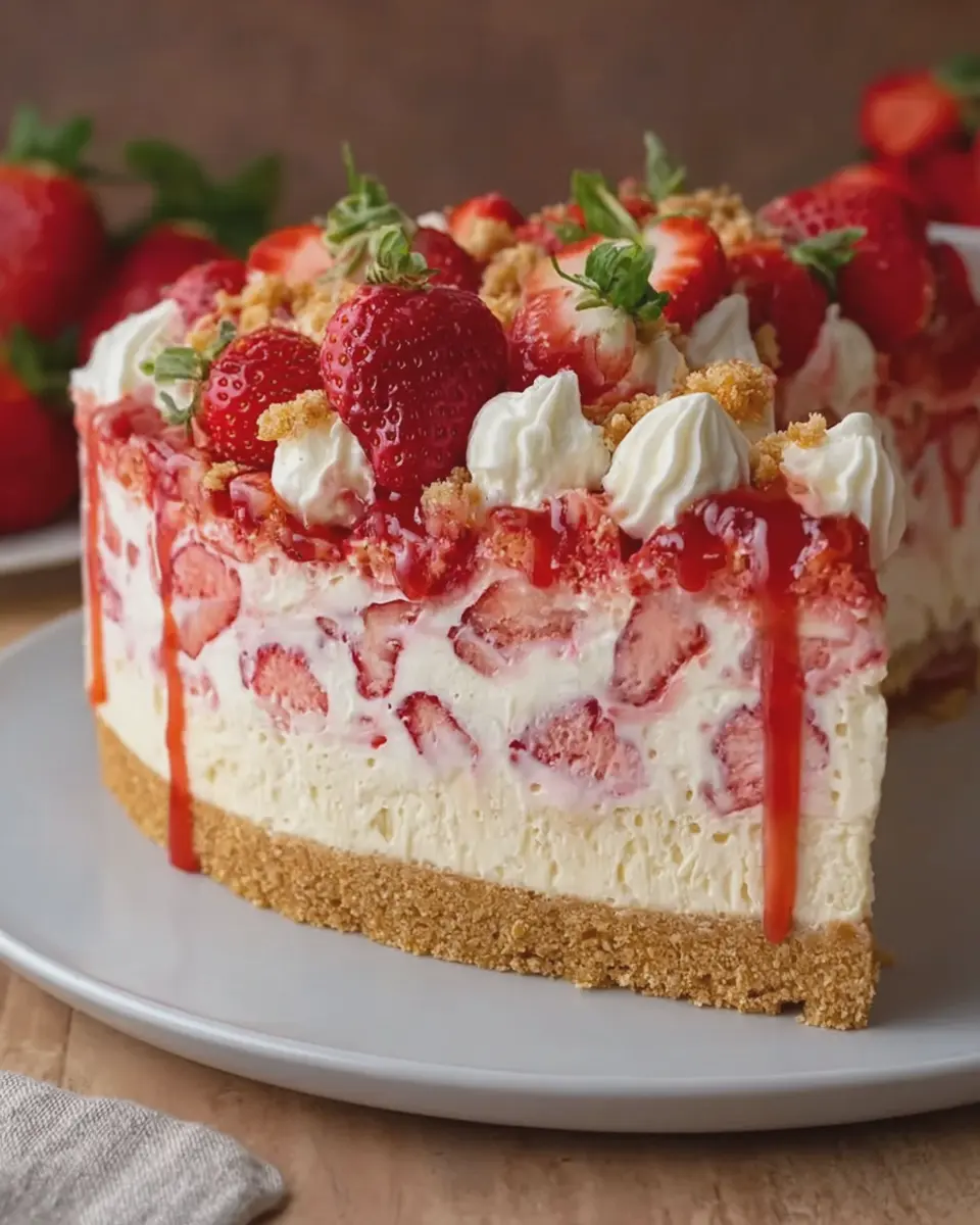 Easy Strawberry Shortcake Cheesecake: Your New Indulgent Treat