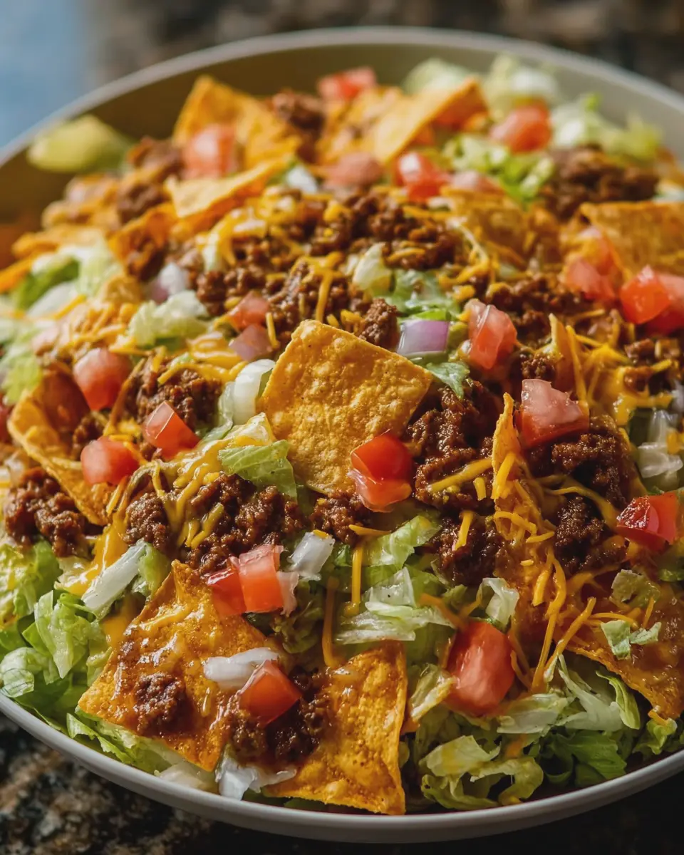 Dorito Taco Salad: Easy and Delicious with Turkey Bacon Twist