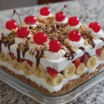 No-Bake Banana Split Cake