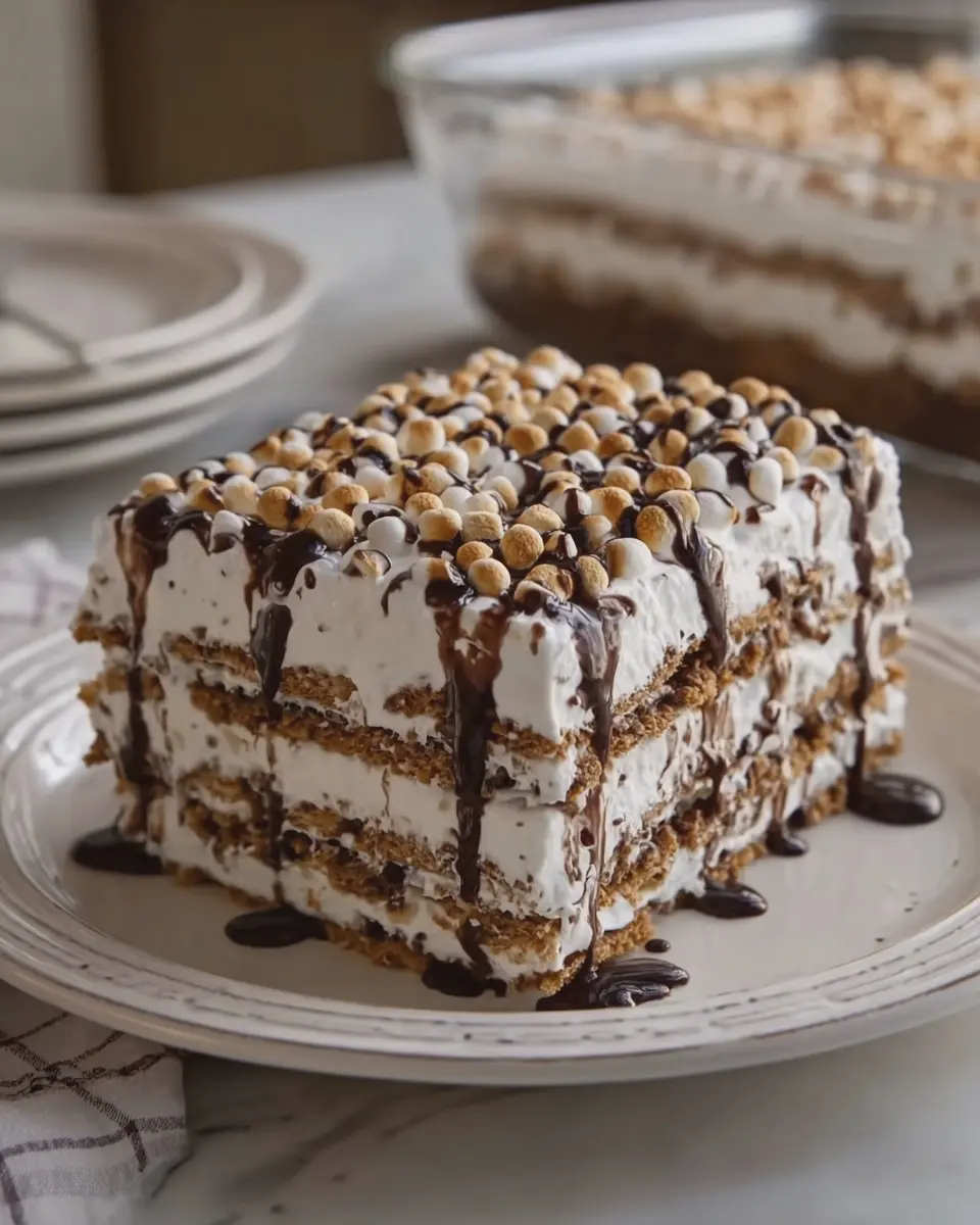 No-Bake S’mores Icebox Cake: The Best Easy Summer Dessert