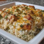 Baked Ranch Chicken & Rice Casserole