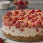 No-Bake Strawberry Crunch Cheesecake
