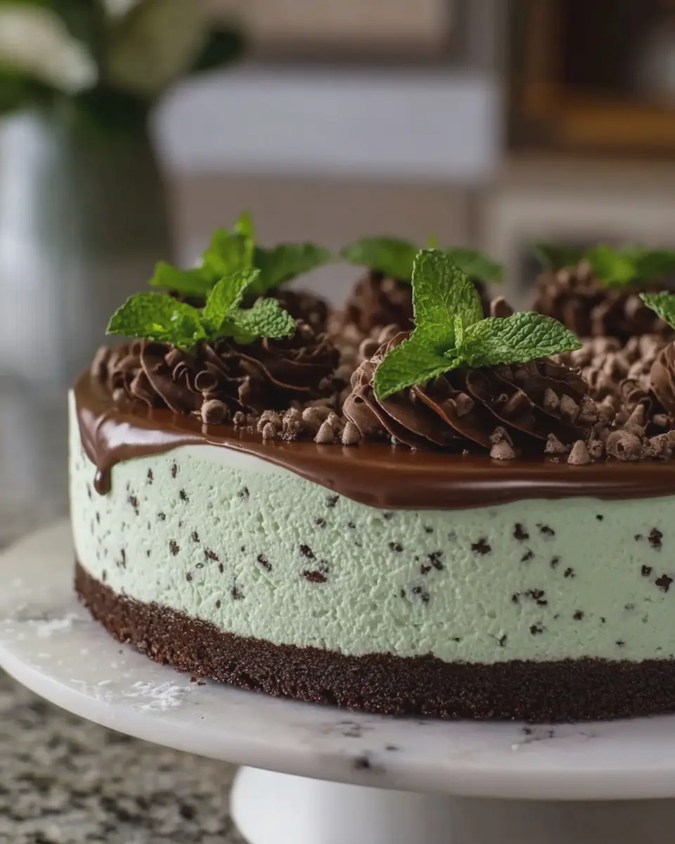 No-Bake Mint Chocolate Cheesecake: Easy Indulgence for All