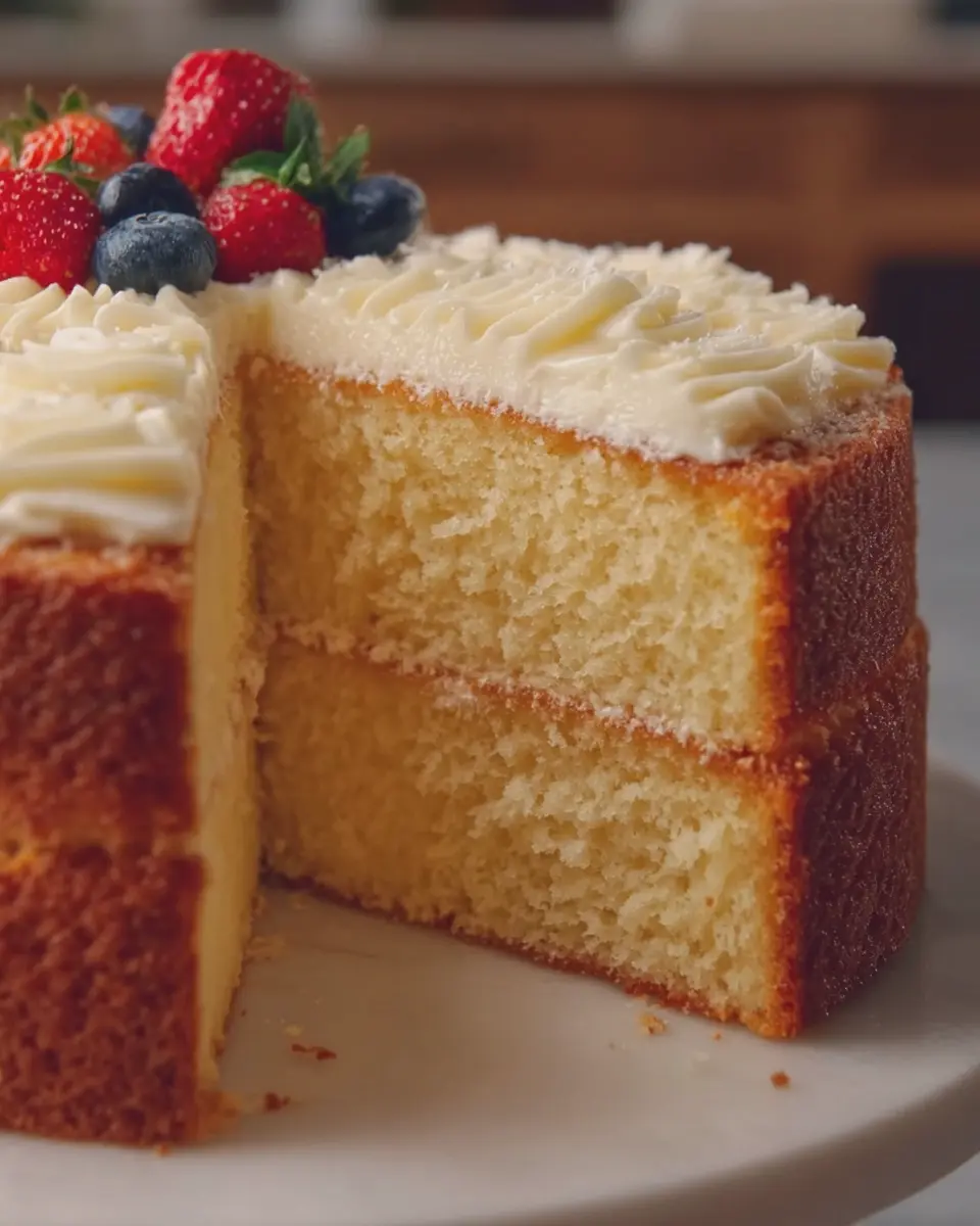 Moist Vanilla Butter Cake: The Best Homemade Indulgence