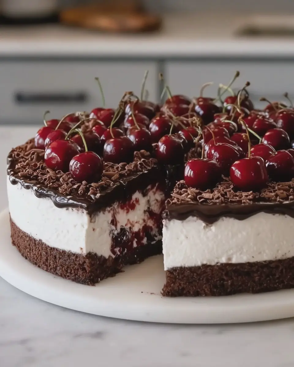 No-Bake Black Forest Cheesecake: A Sinfully Easy Delight