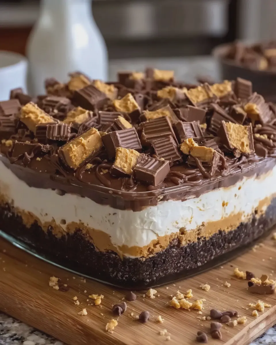 No-Bake Chocolate Peanut Butter Delight: Easy Indulgence for All