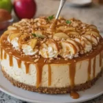 No-Bake Caramel Apple Cheesecake