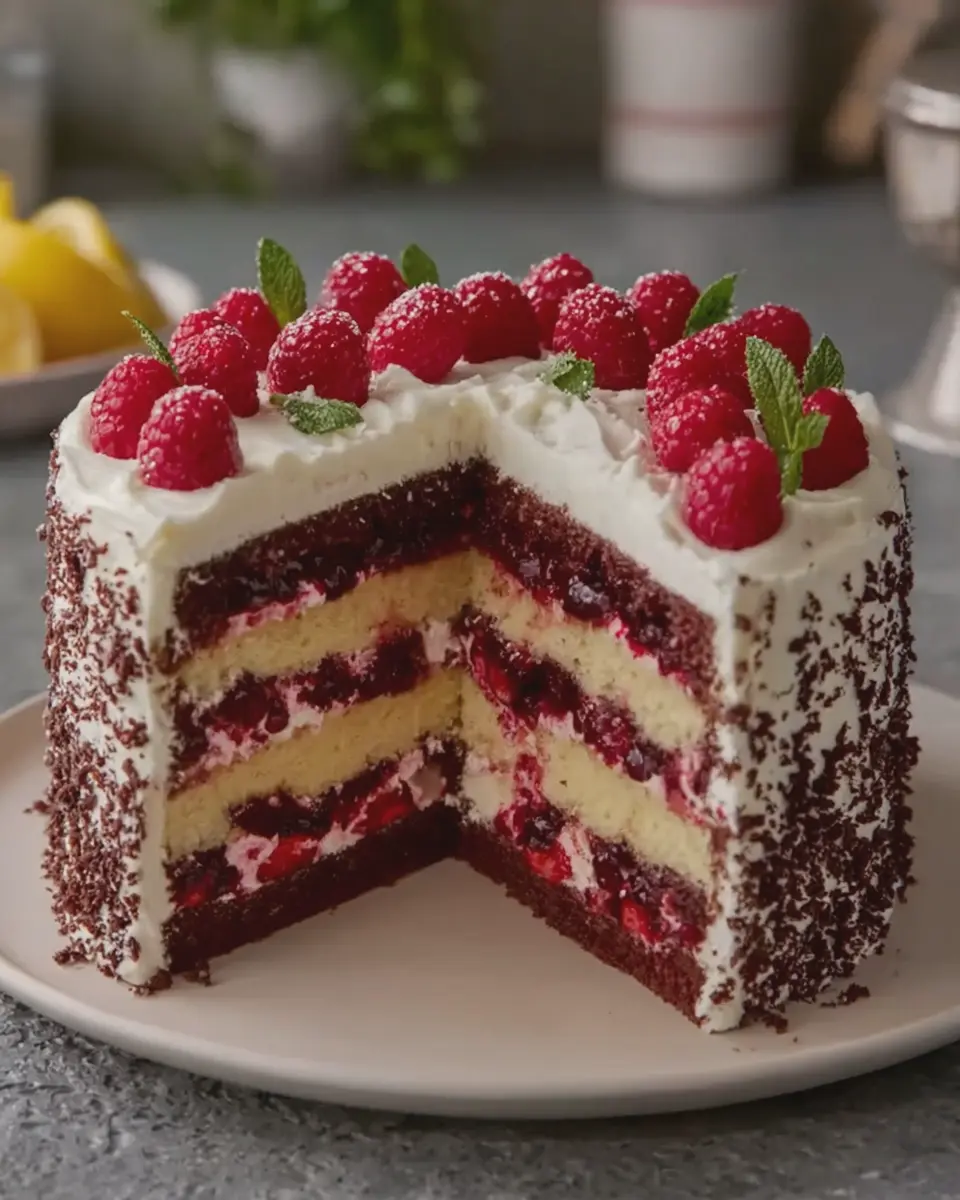 Lemon Raspberry Layer Cake: The Best Homemade Indulgence
