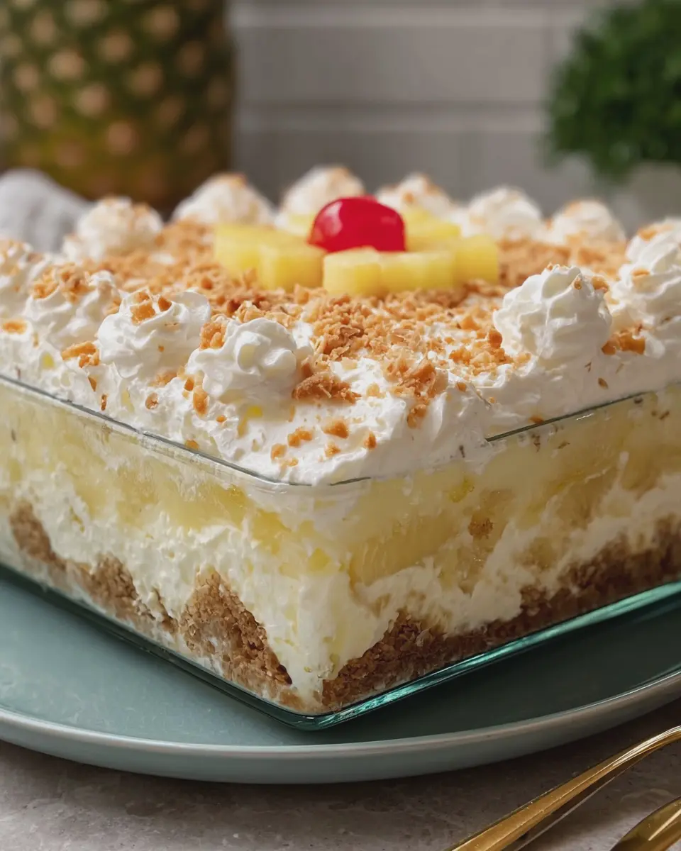 No-Bake Pineapple Dream Dessert: A Refreshingly Easy Indulgence