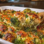 Garlic Parmesan Chicken and Broccoli Bake