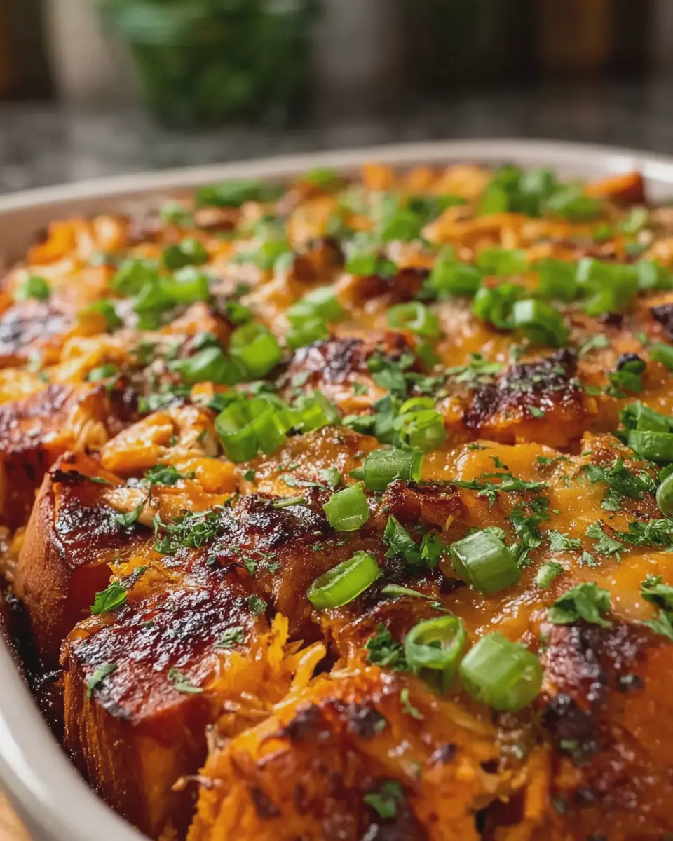 High-Protein BBQ Chicken Sweet Potato Casserole to Savor