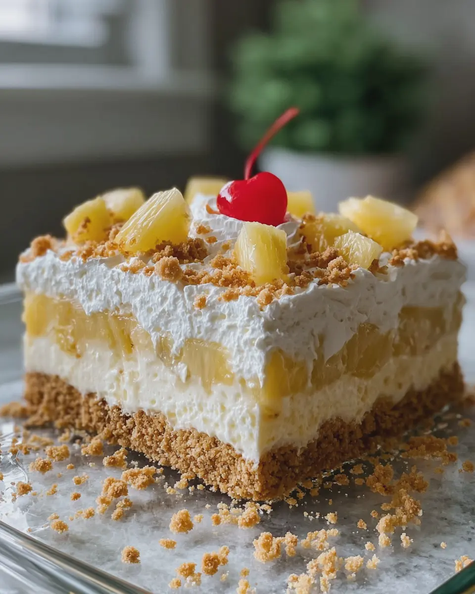 No-Bake Pineapple Dream Dessert: Easy and Indulgent Delight