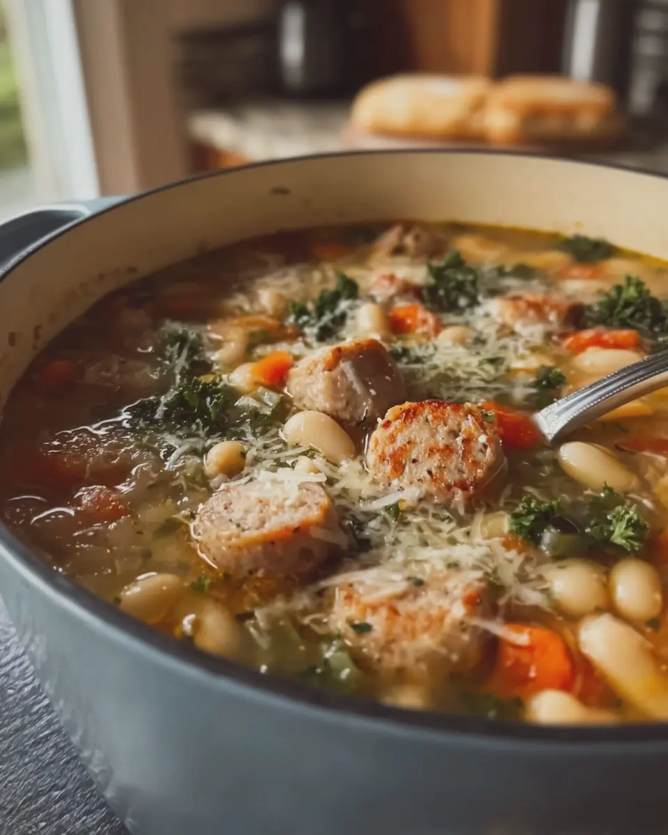 High-Protein Chicken Sausage Soup: A Cozy Bowl of Goodness