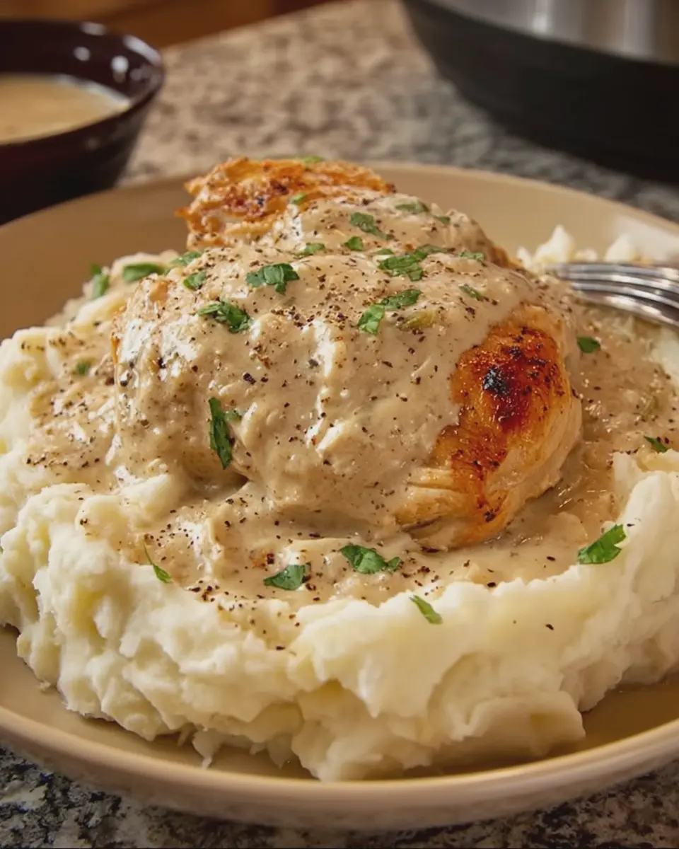 Creamy Chicken and Mashed Potatoes: A Cozy, Comforting Delight
