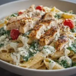High-Protein Chicken Caesar Cottage Cheese Pasta