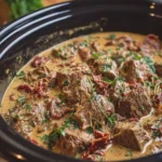 Slow Cooker Creamy Tuscan Beef