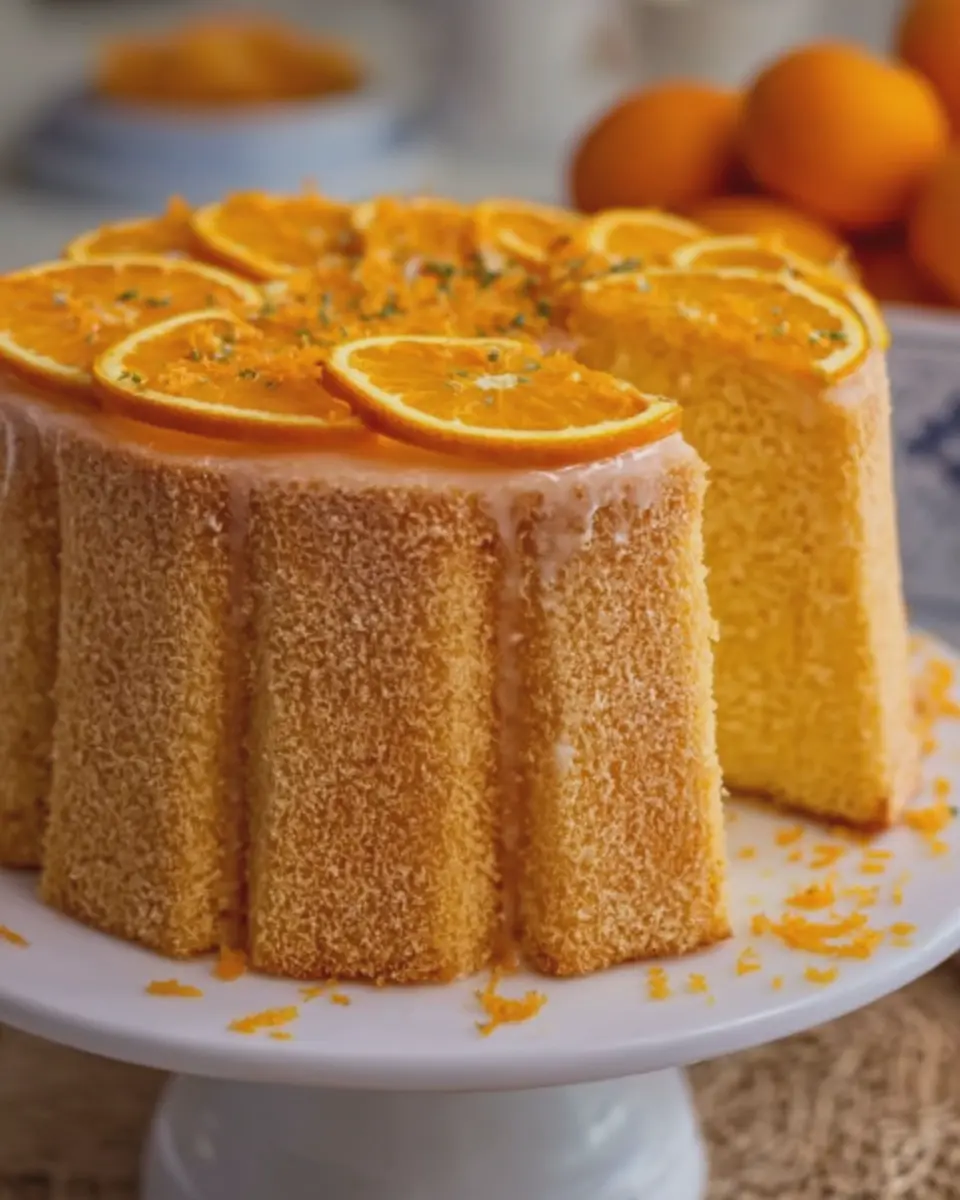 Orange Chiffon Cake: The Best Light and Fluffy Delight