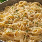 Quick Creamy Garlic Pasta