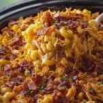Slow Cooker Smoky BBQ Chicken Mac and Cheese