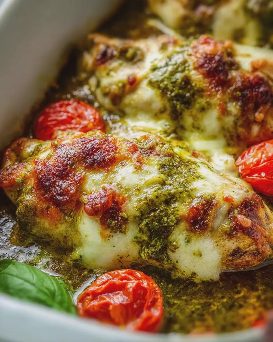 Mozzarella Pesto Chicken Bake: Easy Comfort Food for Any Night