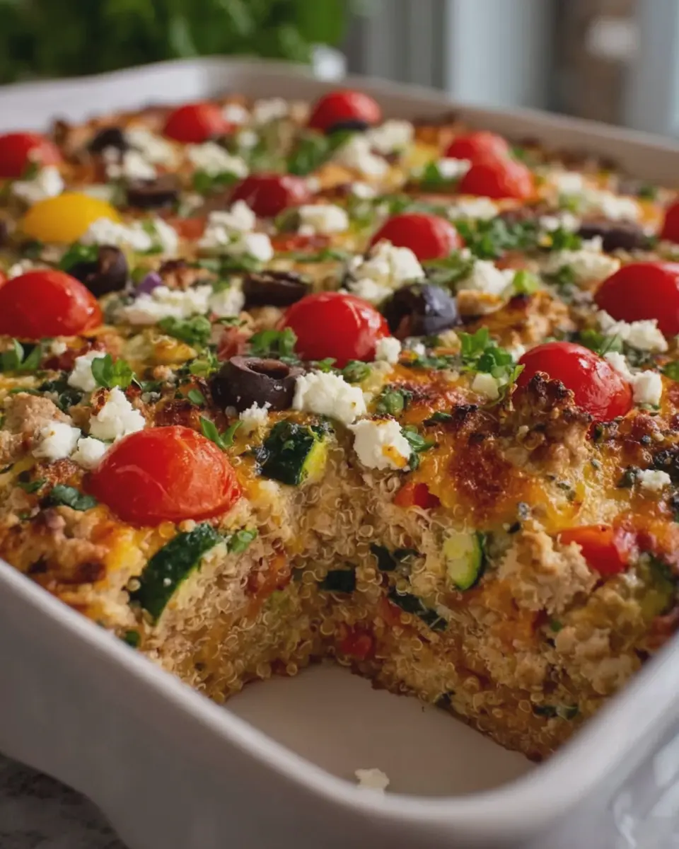 High-Protein Mediterranean Turkey Quinoa Bake: A Nutritious Delight