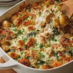 Creamy Chicken Florentine Gnocchi Bake