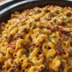 Slow Cooker Cheeseburger Mac and Cheese