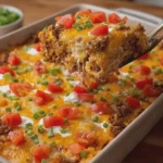 Creamy and Cheesy Taco Casserole