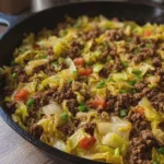 Ground Beef and Cabbage Skillet Easy Comfort Food Delight