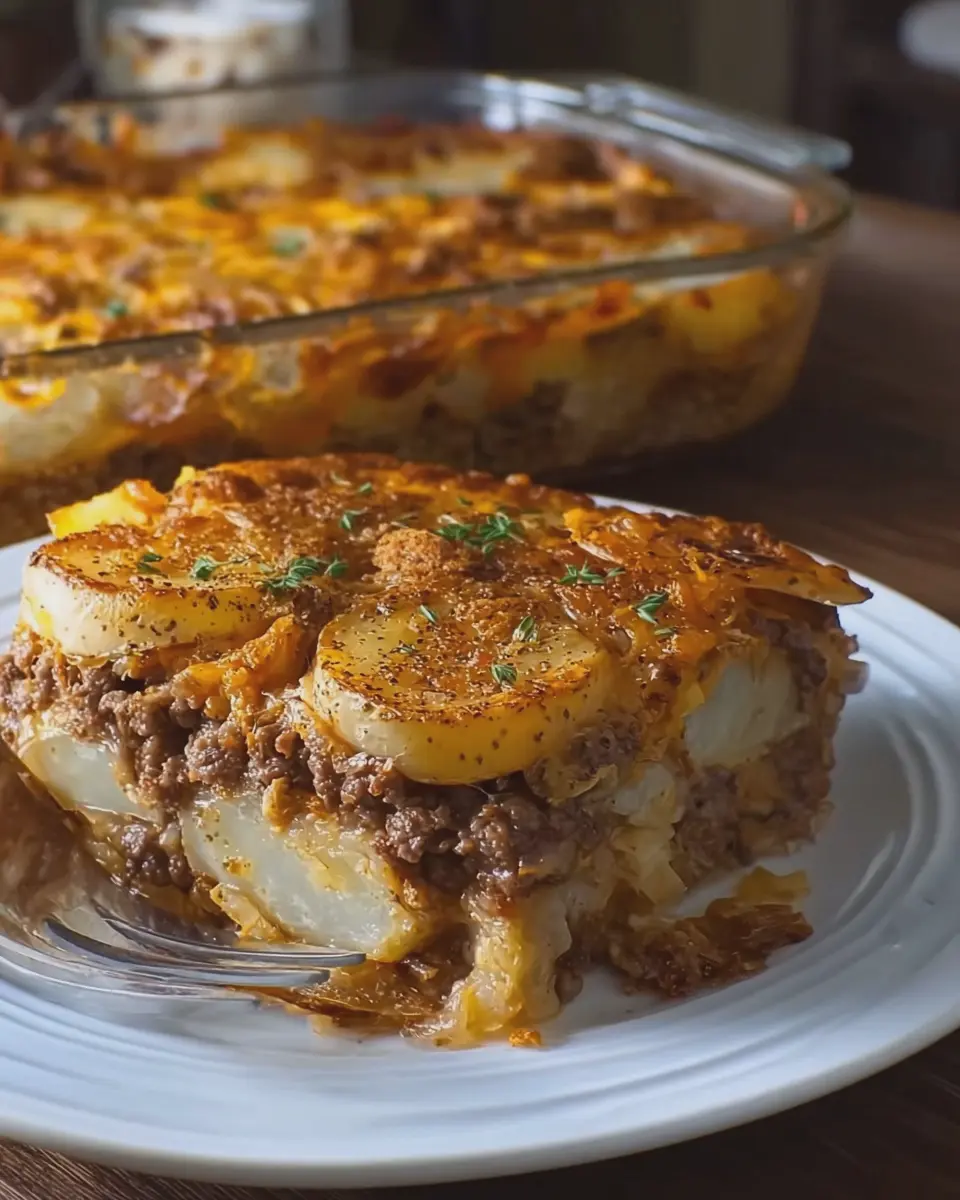 Old Fashioned Hamburger Steak Potato Bake: Indulgent Comfort Food