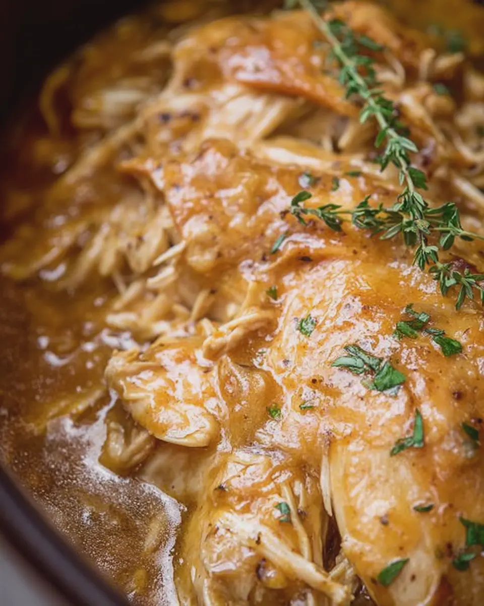 Slow Cooker Chicken and Gravy: Easy Comfort Food Delight