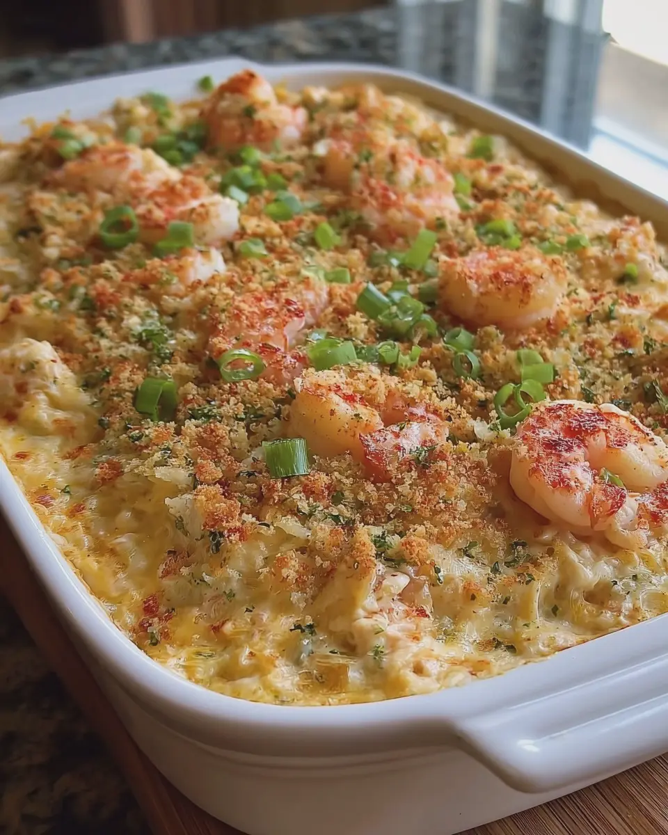 Southern Crab and Shrimp Casserole: A Cozy, Comforting Delight