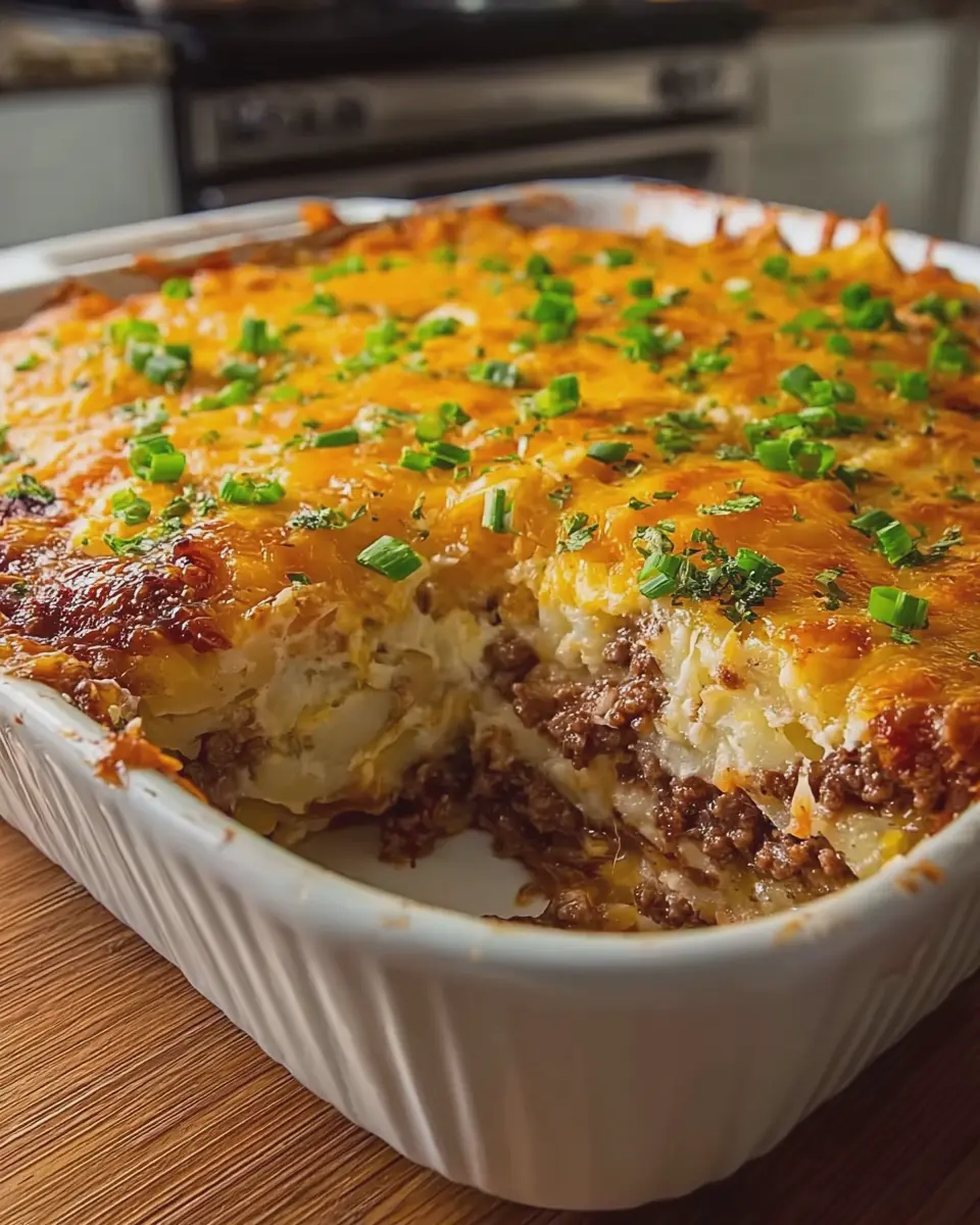 Loaded Beef and Potato Bake: A Hearty Indulgence for Everyone