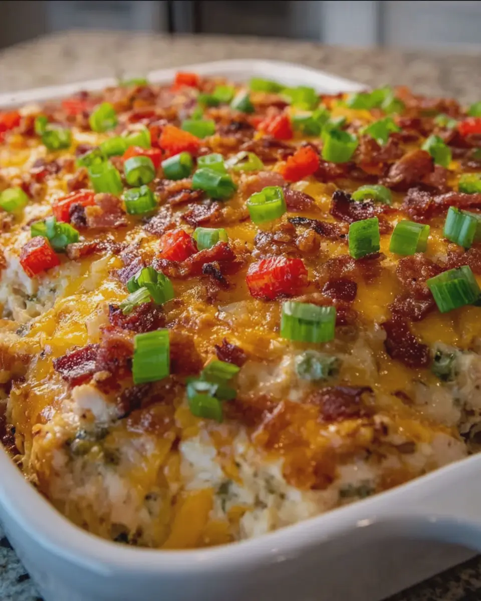 Loaded Ranch Chicken Bake: Easy and Indulgent Family Favorite