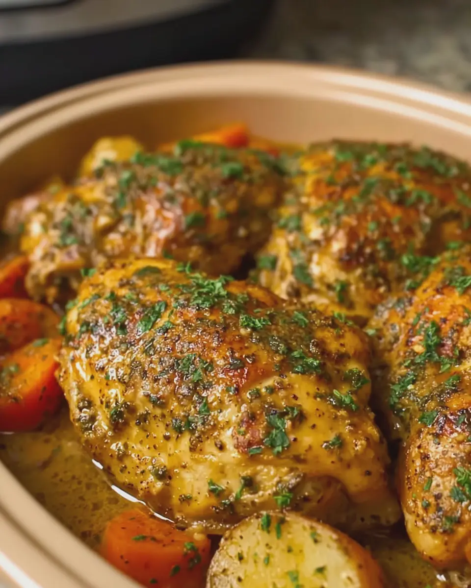 Slow Cooker Garlic Butter Ranch Chicken: Easy and Flavorful Family Meal