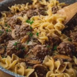 Easy Salisbury Steak Pasta