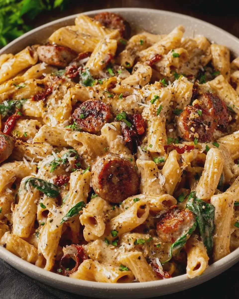 Creamy Sausage Pasta: An Indulgent Comfort Dish for Dinner