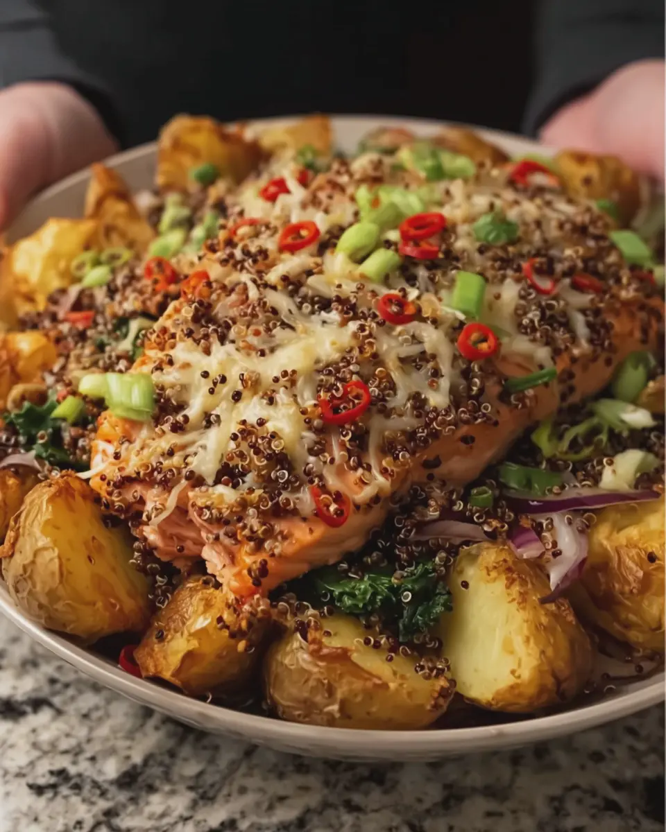 High-Protein Sweet Chili Salmon Quinoa Bowls for a Healthy Delight