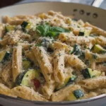 Creamy Zucchini Penne Skillet