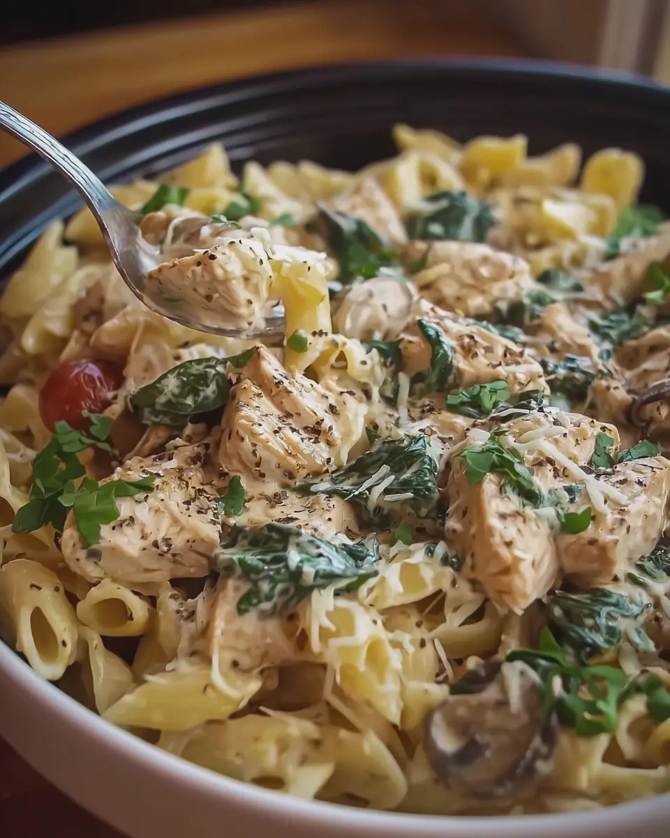 Slow Cooker Olive Garden Chicken Pasta: Easy and Delicious Family Meal