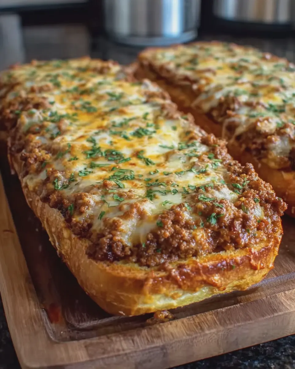Cheesy Sloppy Joe Garlic Bread Bake: The Ultimate Comfort Dish