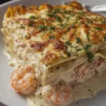 Seafood Lasagna with Shrimp and Crab