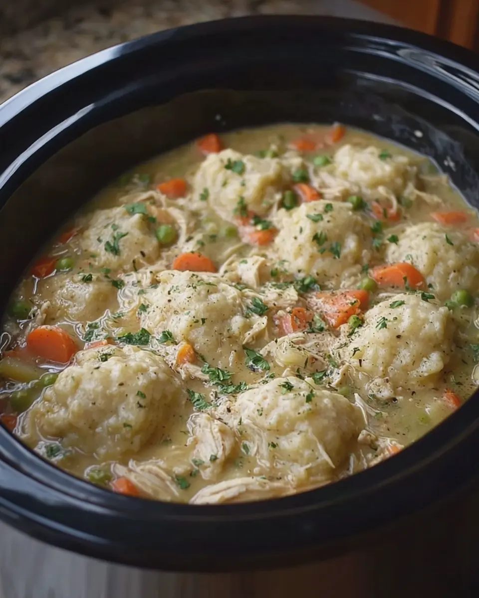 Slow Cooker Chicken and Dumplings: Easy Comfort Food Bliss
