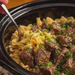 Crockpot Golden Beef and Noodles