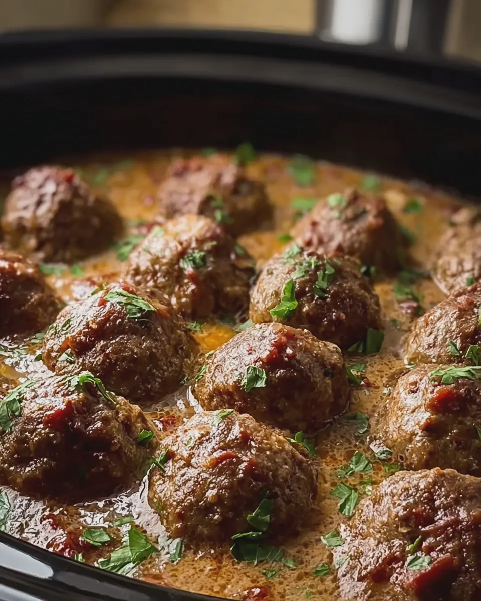 Crockpot Marry Me Meatballs: Easy Turkey Bacon & Chicken Ham Delight
