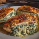 Spinach Artichoke Stuffed Chicken