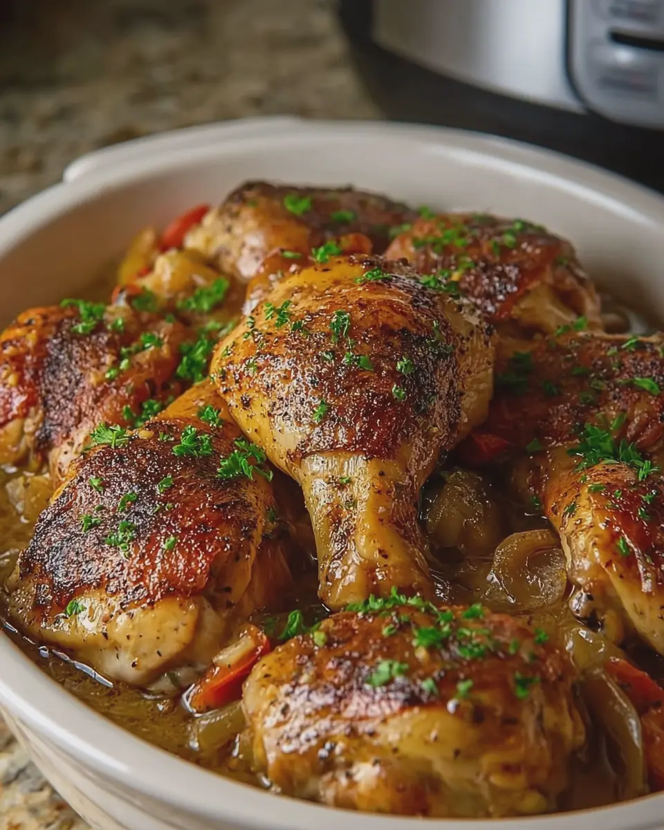 Crockpot Smothered Chicken Legs: Easy Family Dinner Delight