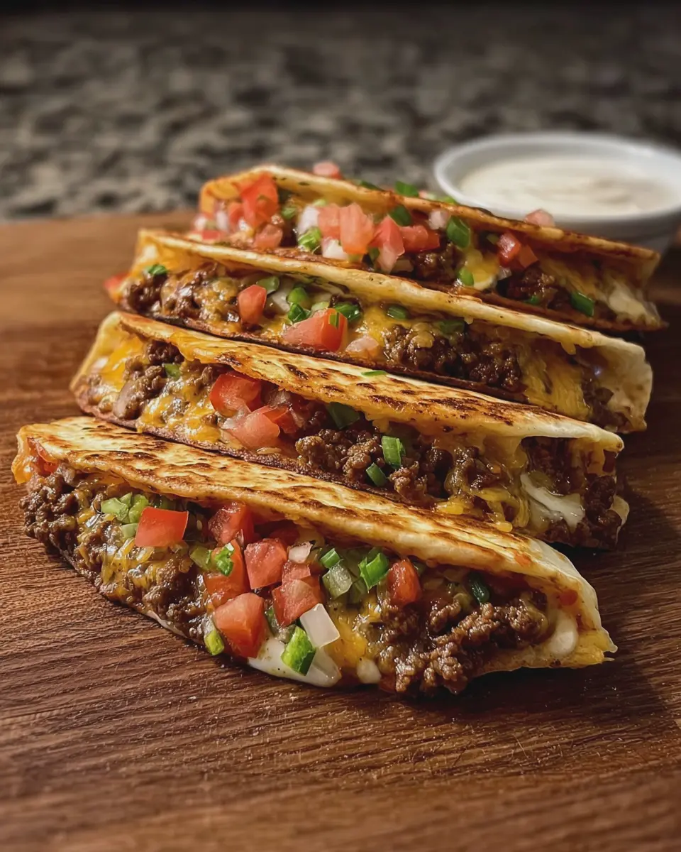 Crispy Smashburger Beef Quesadilla Melt: Your New Favorite Indulgence